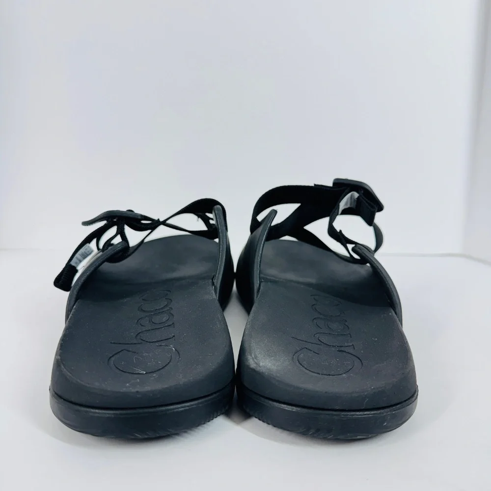 Chaco Men’s Sandals Black Adjustable Slides Size 12 Summer Beach Performance